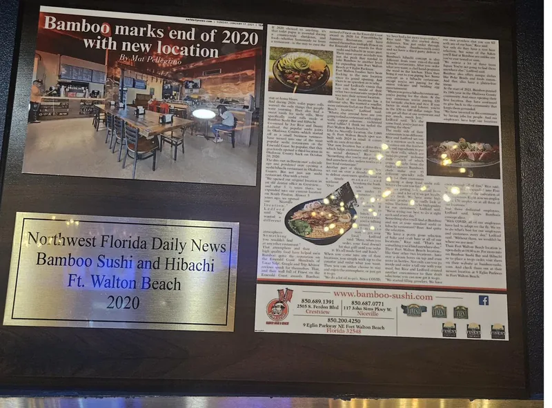 Northwest Florida Daily News clipping on the Fort Walton Beach opening, 2020