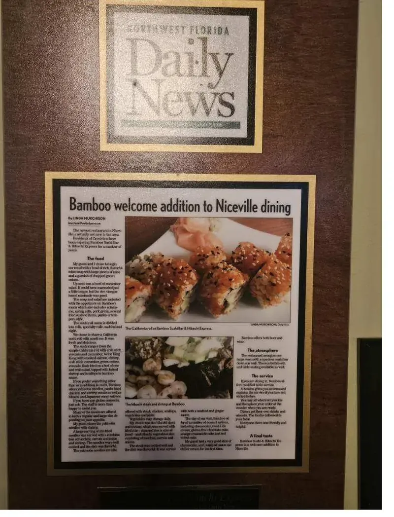 Northwest Florida Daily News clipping reviewing the Niceville location